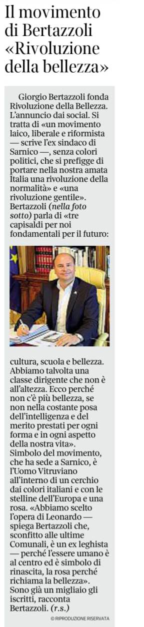 Il movimento di Bertazzoli